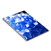 Carnet ElégantCobalt bleu floral élégant hydrangeas (Côté Droit)