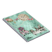 Carnet Elégante Alice In Wonderland Personnalisée (Côté Droit)
