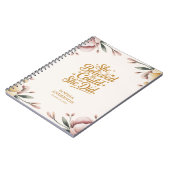 Carnet Élégante Classe de Graduation Année Florale Inspir (Côté gauche)