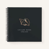 Carnet Elégante coque de conc de cuivre (Devant)