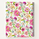 Carnet Elégante couleur rose rose pastel pastel (Dos)
