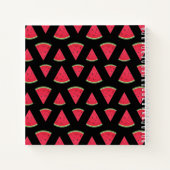 Carnet Elégante crème de citron vert de pastèque Monogram (Dos)