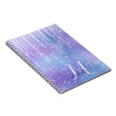 Carnet Élégante et brillante étincelle violette (Côté Droit)