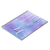 Carnet Élégante et brillante étincelle violette (Côté gauche)