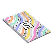 Carnet Elégante et tendance, géométrique et rétro Waves R (Côté Droit)