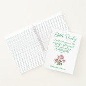 Carnet Elégante étude de la Bible chrétienne Rose (Intérieur)