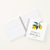 Carnet Élégante Fête des mariées de script Lettré main ci (Intérieur)