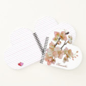 Carnet Elégante florale de couleur d'eau (Intérieur)