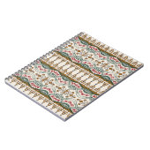 Carnet Elégante frontière florale ethnique Boho (Côté gauche)