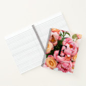 Carnet Élégante lettre initiale personnalisée E Monogramm (Intérieur)