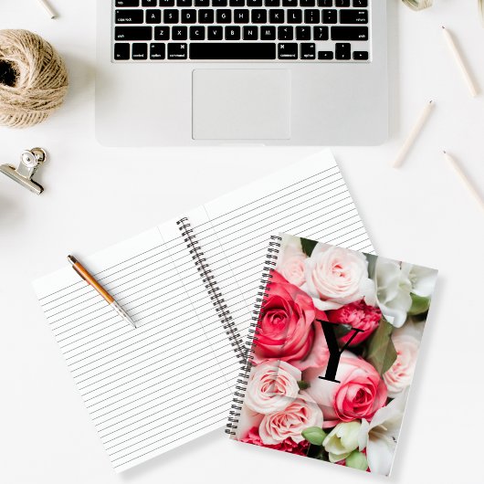 Carnet Élégante lettre initiale personnalisée Y Monogramm