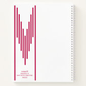 Carnet Elegante libro de bocetos blanco regalo para ella (Dos)