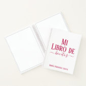 Carnet Elegante libro de bocetos blanco regalo para ella (Intérieur)