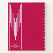 Carnet Elegante libro de bocetos fuscia regalo para ella (Dos)