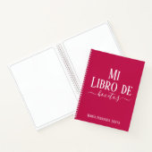 Carnet Elegante libro de bocetos fuscia regalo para ella (Intérieur)