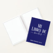 Carnet Elegante libro de bocetos violeta regalo para ella (Intérieur)