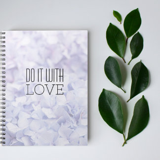 Carnet Élégante motivation Faites-le avec amour