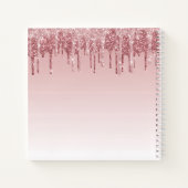 Carnet Elégante Parties scintillant 50e anniversaire de f (Dos)