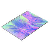 Carnet Elégante Peau Abstraite violet bleu (Côté gauche)
