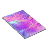 Carnet Élégante Peau violet violet Abstrait (Côté Droit)