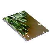 Carnet Elégante plante verte feuille sauge (Côté Droit)