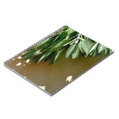 Carnet Elégante plante verte feuille sauge (Côté gauche)