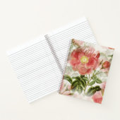 Carnet Élégante Poésie Fleurs Roses (Intérieur)