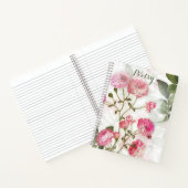 Carnet Élégante poésie rose roses (Intérieur)