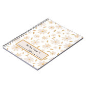 Carnet Elégante teinte de marguerite (Côté gauche)