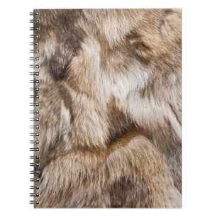 Carnet Élégante texture de fourrure