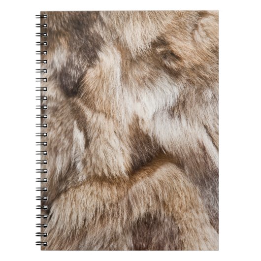 Carnet Élégante texture de fourrure (Devant)