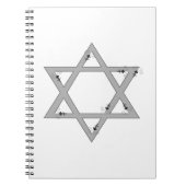 Carnet elegent star of david (Devant)