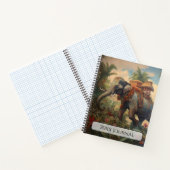 Carnet Élément d'art personnalisé de jardin tropical à él (Intérieur)