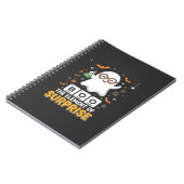 Carnet Élément de surprise de fantôme de design Halloween (Côté gauche)