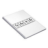 Carnet Éléments chimiques de professeur de Sciences (Côté Droit)