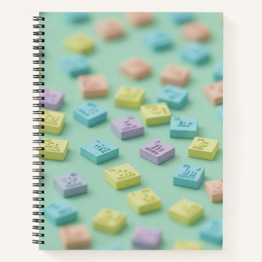 Carnet Éléments chimiques par Natasha Us (Devant)