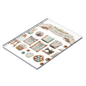 Carnet Éléments d'arts, d'artisanat et de couture mignons (Côté gauche)