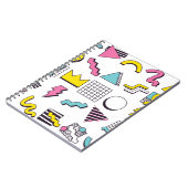 Carnet Éléments de conception Pop Memphis des années 90 (Côté gauche)