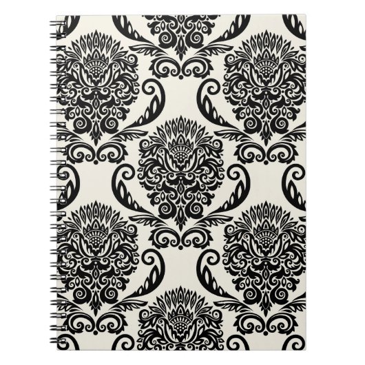 Carnet Éléments décoratifs, dessin sans couture libre. (Devant)