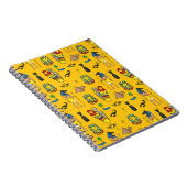 Carnet éléments égyptiens, Anubis, motif pyramides. (Côté Droit)