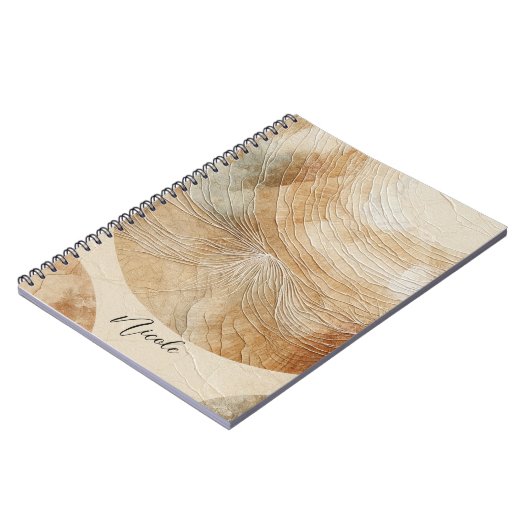 Carnet Éléments naturels neutres de l'air Bohème de Bohèm (Côté gauche)