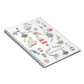 Carnet Éléments nautiques à l'aquarelle Marin (Côté Droit)