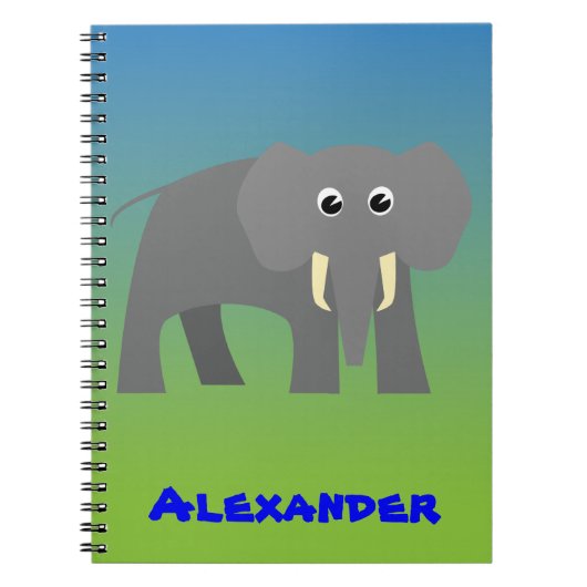 Carnet éléphant (Devant)