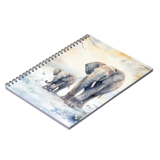 Carnet Elephant and Baby (Côté gauche)