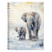 Carnet Elephant and Baby (Devant)
