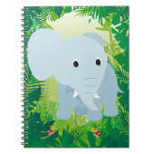 Carnet Eléphant Bébé mignon (Devant)
