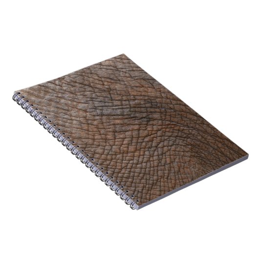 Carnet éléphant Brown en gros plan (Côté Droit)