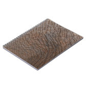 Carnet éléphant Brown en gros plan (Côté gauche)