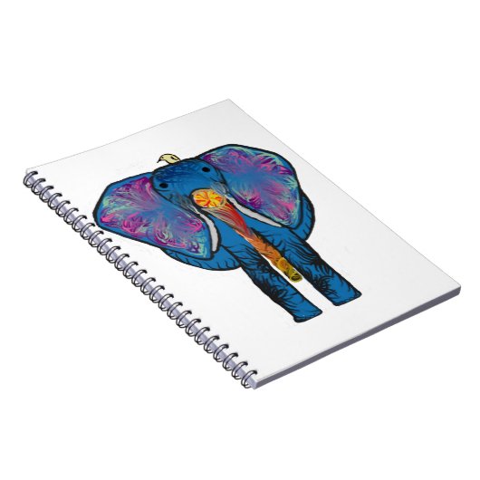 Carnet Eléphant coloré (Côté Droit)