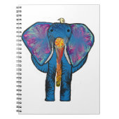 Carnet Eléphant coloré (Devant)